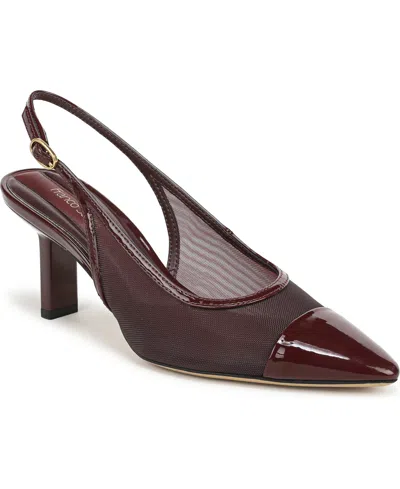 Franco Sarto Jurina Cap Toe Slingback Pump In Red