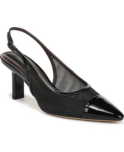 Franco Sarto Jurina Cap Toe Slingback Pump In Black