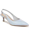 Franco Sarto Kate Slingback Pump In Light Blue Faux Patent Leather