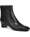 Franco Sarto Women's Luella Square Toe Zip Ankle Boots In Black