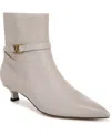 Franco Sarto Marnie Kitten Heel Bootie In Grey Leather