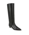 Franco Sarto Kesha Kitten Heel Boot In Black Leather