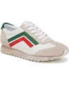 Franco Sarto Matera Sneaker In Green  Red Stripe