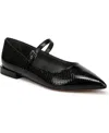 Franco Sarto Nalin Mary Jane Pump In Black Snake Print Faux Leather