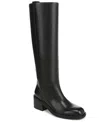 Franco Sarto Women's Niva Wide Calf Round Toe Zip Tall Boots In Black