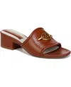 Franco Sarto Noreen2 Leather Slide In Brown