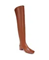 Franco Sarto Novara Over The Knee Boot In Acorn Brown Faux Leather