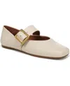 Franco Sarto Oakes Square Toe Flat In Neutral