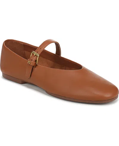 Franco Sarto Women's Odilia Round Toe Mary Jane Flats In Brown