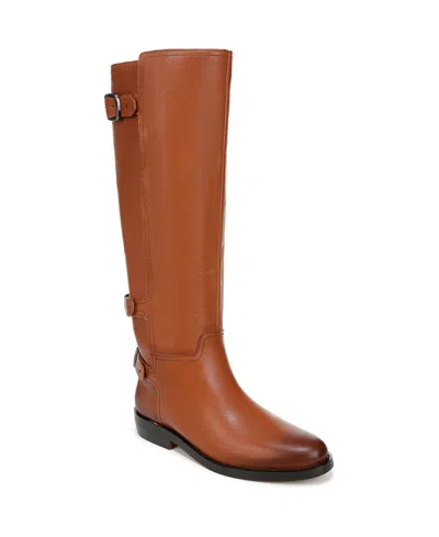 Franco Sarto Padova Knee High Boot In Tobacco Brown Leather