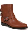 Franco Sarto Prina Bootie In Tobacco Brown Leather