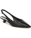 Franco Sarto L-marlow Leather Slingback In Black