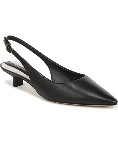 Franco Sarto L-marlow Leather Slingback In Black