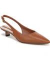 Franco Sarto Women's Pura Pointed Toe Slingback Pumps In Brown