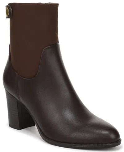 Franco Sarto Women's Ronnie Almond Toe Casual Booties In Brown