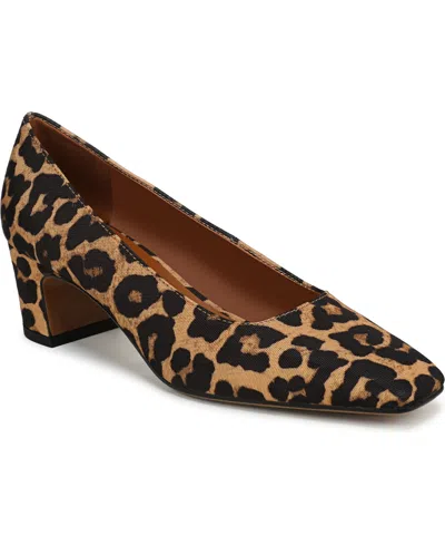 Franco Sarto Women's Salino Square Toe Pumps In Animal Print