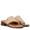 Franco Sarto Women's Sia Slide Sandal In Raffia Natural In Multi