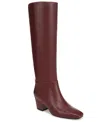 Franco Sarto Women's Sorelina Square Toe Zip Tall Boots In Burgundy