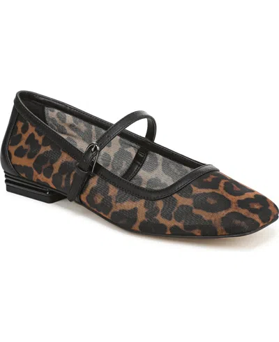 Franco Sarto Women's Tinsley Square Toe Mary Jane Flats In Brown