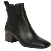 Franco Sarto Waxton Womens Zipper Ankle Boots In Black