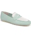 Franco Sarto Zury Penny Loafer In Seaside Blue Leather