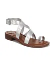 Franco Sarto Ina Toe Loop Sandal In Silver