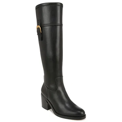 Franco Sarto Womens Faux Leather Round Toe Knee-high Boots In Multi