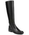 Franco Sarto Womens Gisella Round Toe Zip Tall Boots Regular Wide Calf In Black