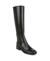 Franco Sarto Womens Giselle Square Toe Knee High Boots Regular Wide Calf In Black