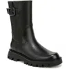Franco Sarto Womens Solid Rubber Rain Boots In Black