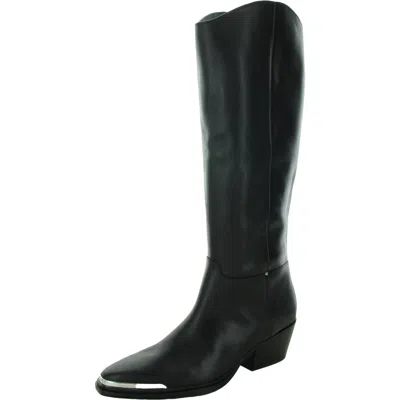 Franco Sarto Womens Wide Calf Knee-high Boots In Black