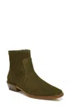 Franco Sarto Yeni Boots Women's Green Block Heel Ankle Bootie Jobb1503 In Green
