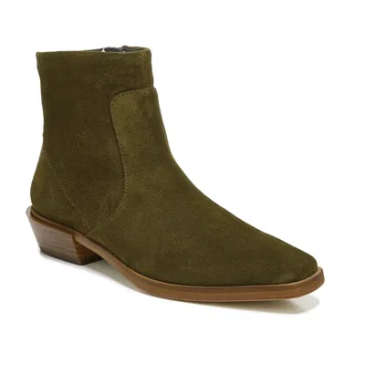 Franco Sarto Yeni Boots Women'sm Green Side Zip Ankle Bootie Jobb2262