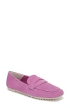 Franco Sarto Zury Penny Loafer In Orchid Purple Leather