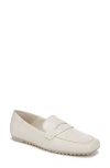 Franco Sarto Zury Penny Loafer In Cream White Leather