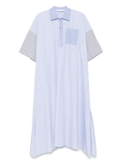 Francoise Constance Midi Dress In Blue