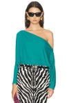 Francoise Devon Top In Teal