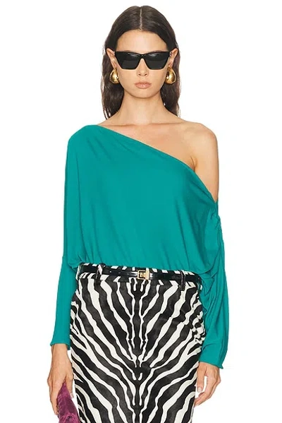 Francoise Devon Top In Teal