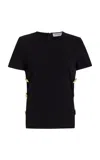 Francoise Emanuelle Buttoned Top In Black