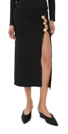 Francoise Emanuelle Skirt Black In Black