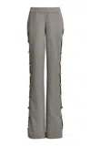 Francoise Emmanuelle Plaid Flared Pants