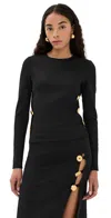 Francoise Emmanuelle Top Black In Black