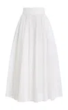 Francoise Exclusive Amanda Cotton-blend Skirt In White