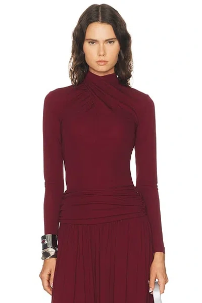 Francoise Felka Top In Prune
