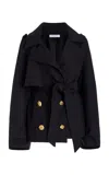 Francoise Gabi Cotton Trench In Black