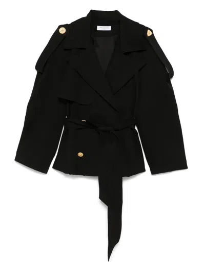 Francoise Gabi Trench Coat In Black