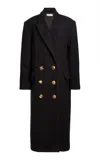 Francoise Georgia Oversized Cashmere Coat In Black