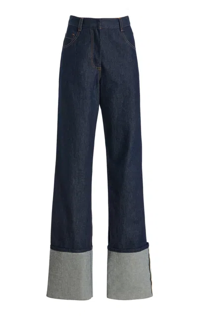 Francoise Françoise Hendrix Cotton Denim Jeans In Dark Wash