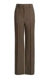 Francoise Julia Wool Trousers In Plaid
