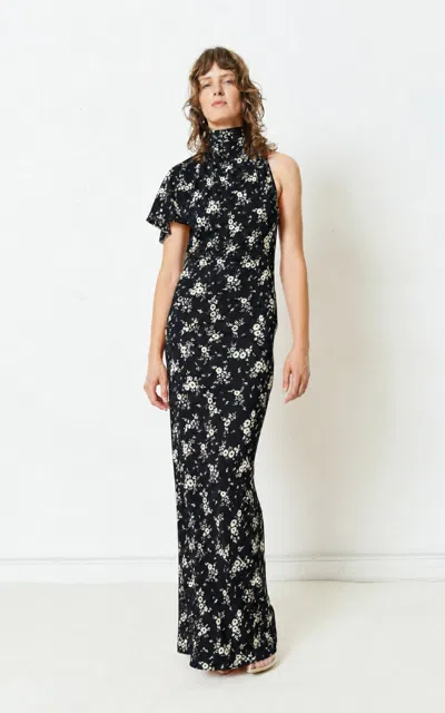 Francoise Françoise Karlie Floral Maxi Dress In Black